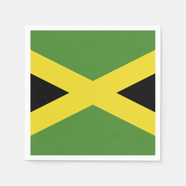 Jamaican Flag Napkin (Front)
