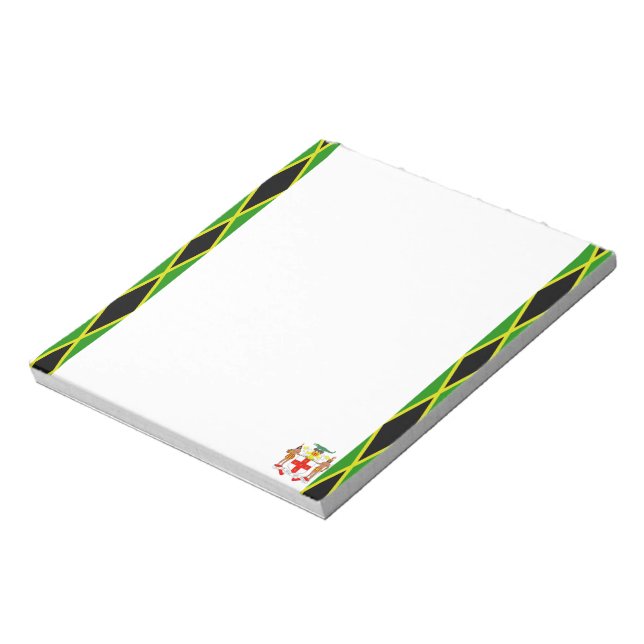 Jamaican flag notepad (Rotated)