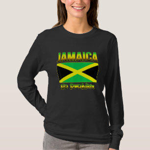 Jamaican Flag Of Jamaica Caribbean Island No Probl T-Shirt