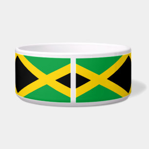 Jamaican Flag Pet Bowl (Dogs/Cats)