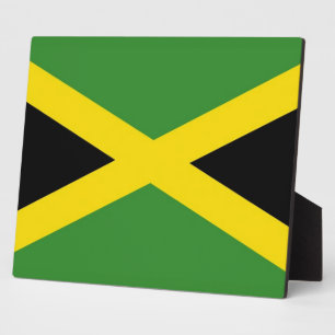 Jamaican Flag Plaque