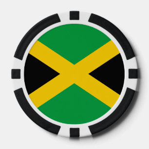 Jamaican Flag Poker Chips