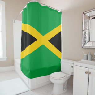 Jamaican Shower Curtains Zazzle Co Uk