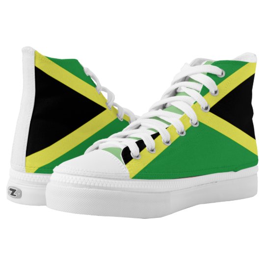 Jamaican Flag sneakers | Zazzle.co.uk