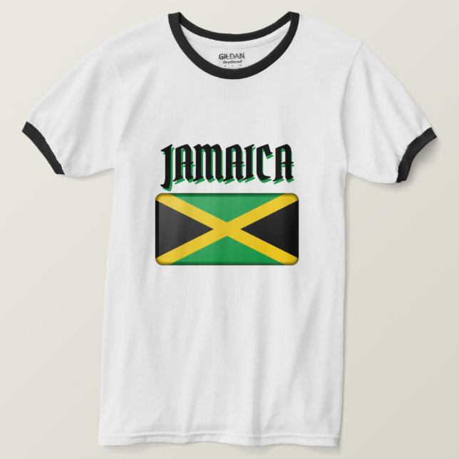 JAMAICAN FLAG T-Shirt (Design Front)