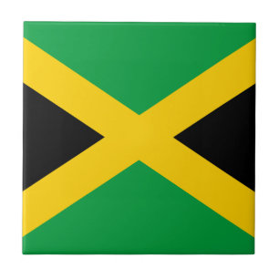 Jamaican Flag Tile