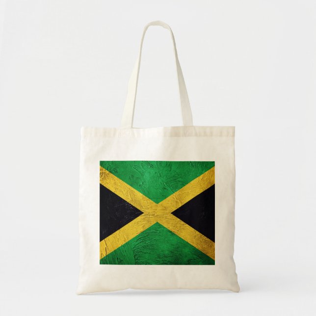 Jamaican Flag Tote Bag (Front)