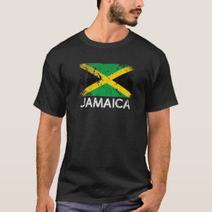 Jamaican Flag   Vintage Made In Jamaica Gift T-Shirt