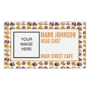 Jamaican Foods Caribbean Restaurant Chef Server Name Tag