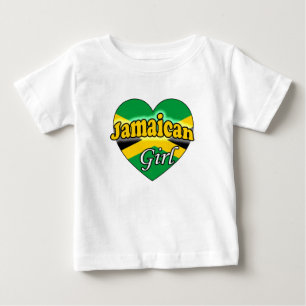 Jamaican Girl Baby T-Shirt