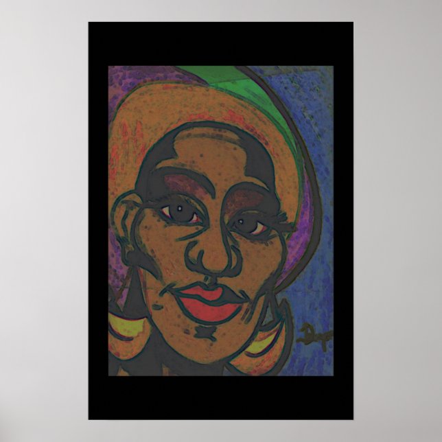 Jamaican Girl Poster (Front)