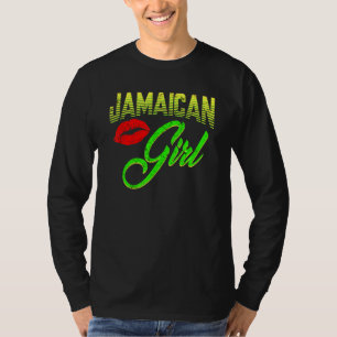 Jamaican Girl Proud Jamaica Women Vintage Jamaica T-Shirt