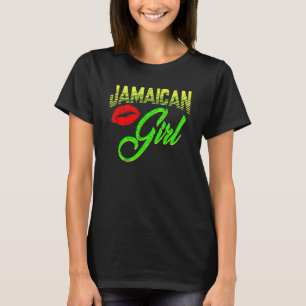 Jamaican Girl Proud Jamaica Women Vintage Jamaica T-Shirt