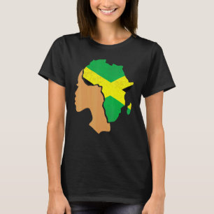 Jamaican Girl Proud Jamaica Women Vintage Jamaica T-Shirt