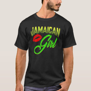 Jamaican Girl Proud Jamaica Women Vintage Jamaica T-Shirt