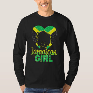 Jamaican Girl Proud Jamaica Women Vintage Jamaica T-Shirt