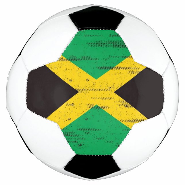 Jamaican Grunge Flag Football (Front)