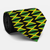 Jamaican Humor Monogram Neck Tie