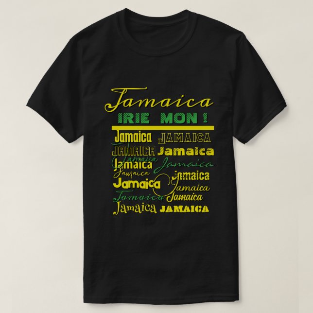 Jamaican Irie Mon T-shirt (Design Front)