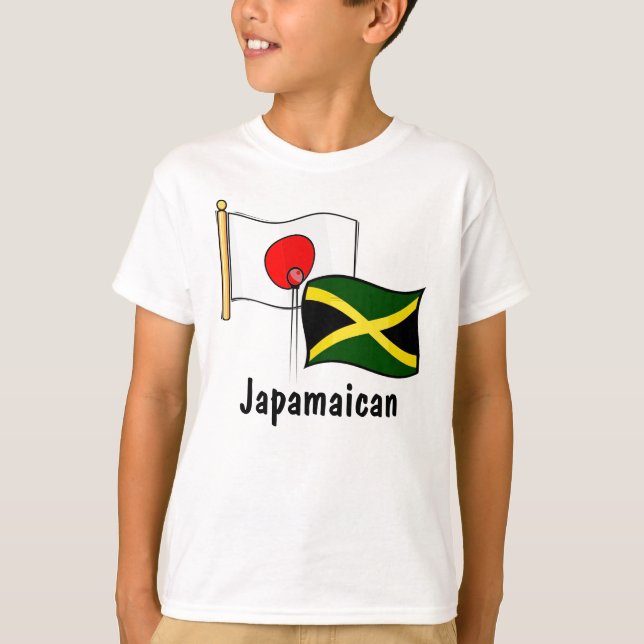 Jamaican japanese kids t-shirts (Front)