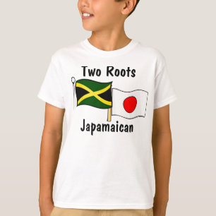 Jamaican japanese kids t-shirts