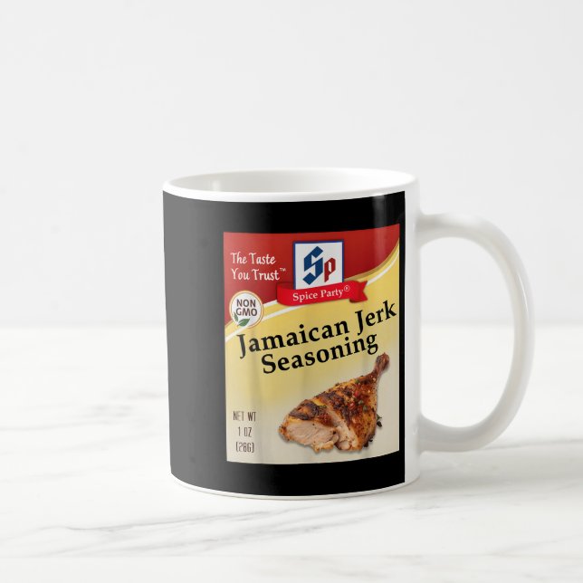 Jamaican Jerk Seasoning Condiment Holiday Spice Co Coffee Mug (Right)