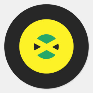 Jamaican Mod Round Sticker