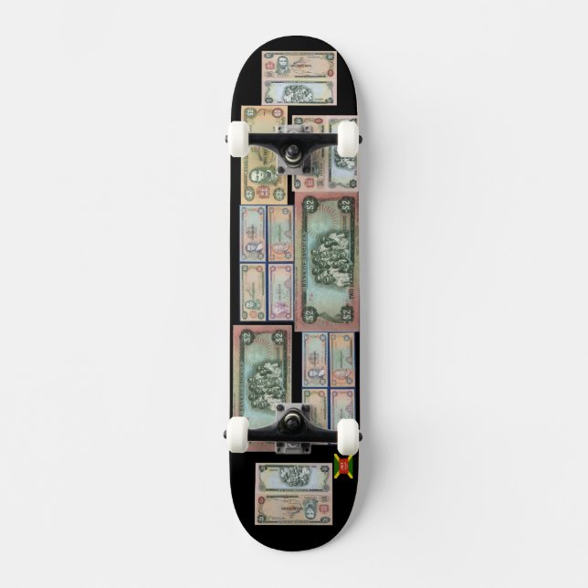 JAMAICAN MONEY Skateboard (Front)