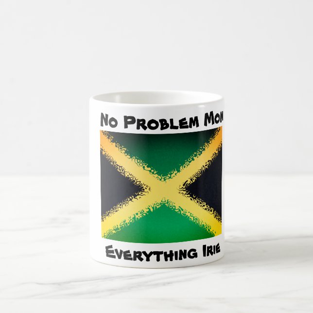 Jamaican No problem mon mug/cup Coffee Mug (Center)