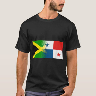 Jamaican Panamanian Flag Jamaica Panama  T-Shirt