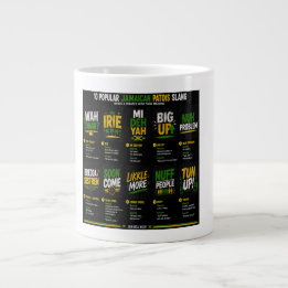 Jamaican Patois Slang Large Coffee Mug