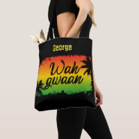 Jamaican Patois Wah Gwaan Rasta Coloured Black