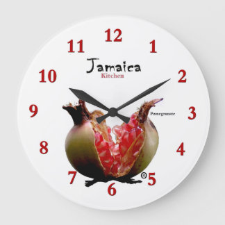 Jamaican Pomegranate Modern Wall Clock Gift ...!!!