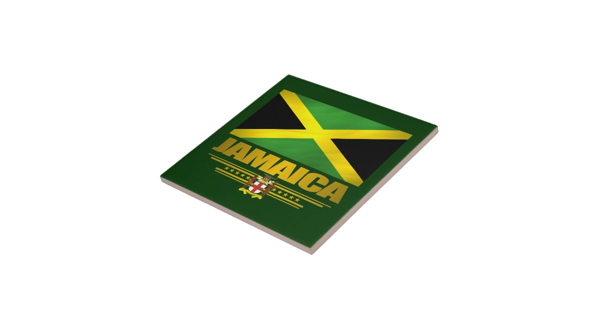 Jamaican Pride Ceramic Tile/Coaster Tile Zazzle