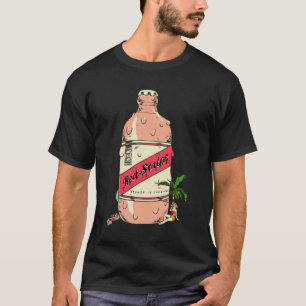 Jamaican Red Stripe Beer Fitted T-Shirt