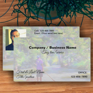 Jamaican River Raft Ride J001 Business Card