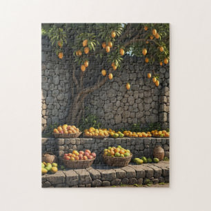 jamaican roadside mango stand jigsaw puzzle