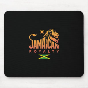 Jamaican Royalty Flag Caribbean Vacation Tee Mouse Mat
