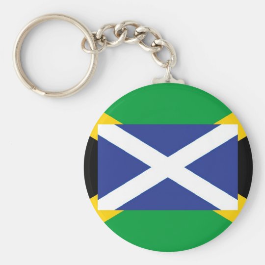 Jamaican Scottish Flag Jamaica Scotland Key Ring Zazzle.co.uk