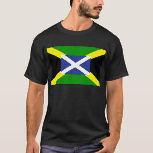 Jamaican Scottish Flag - Jamaica - Scotland T-Shirt