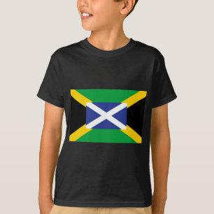 Jamaican Scottish Flag - Jamaica - Scotland T-Shirt