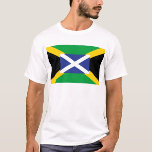 Jamaican Scottish Flag - Jamaica - Scotland T-Shirt