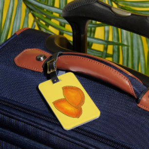 Jamaican Spicy Beef Patty Patties Jamaica Pastry Luggage Tag