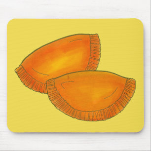 Jamaican Spicy Beef Patty Patties Jamaica Pastry Mouse Mat