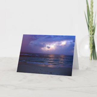 Jamaican Sunset Card