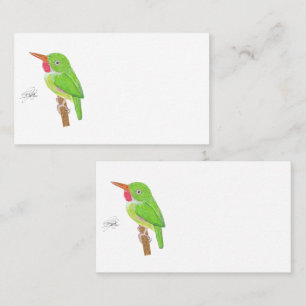 JAMAICAN TODY BUSINESS CARD