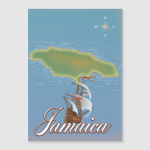 Jamaican Travel Island map