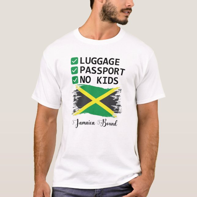 Jamaican Travel Vacation Outfit To Jamaica Lover T-Shirt (Front)