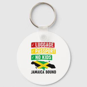 Jamaican Travel Vacation Outfit To Jamaica Men Wom Key Ring