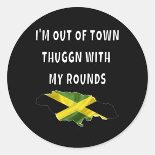 Jamaican Travel Vacation To Jamaica Classic Round Sticker